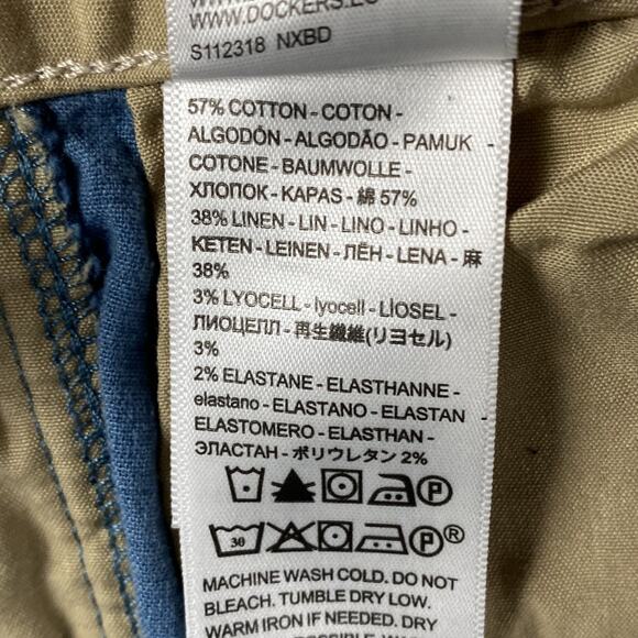 NWT Dockers Smart Series Slim Fit Pants 33x32 Blue Stretch Lightweight New - Picture 11 of 15